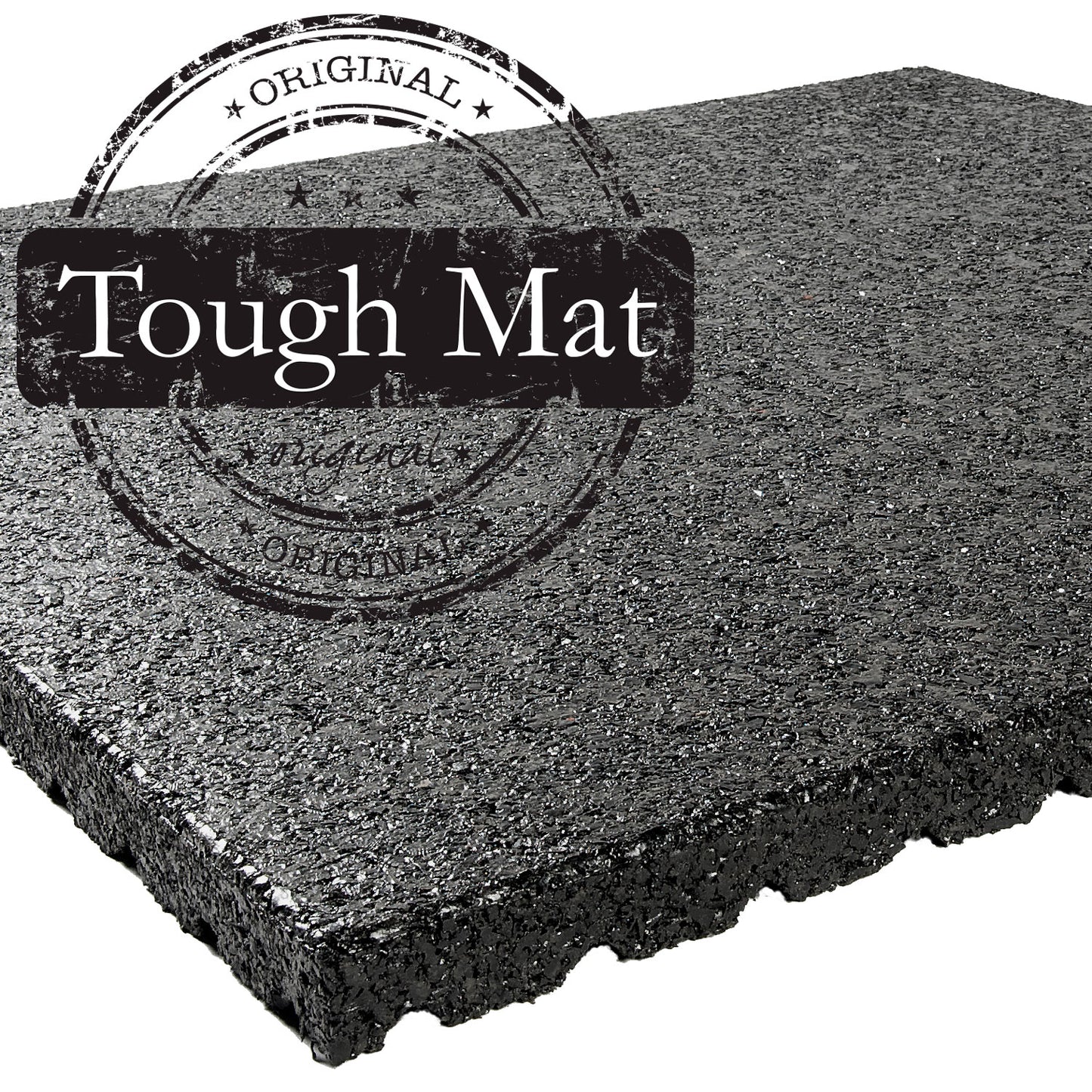 Ridcon Tough Mat, Gummigranulat Stallmatte, schwarz, 100x100x4cm