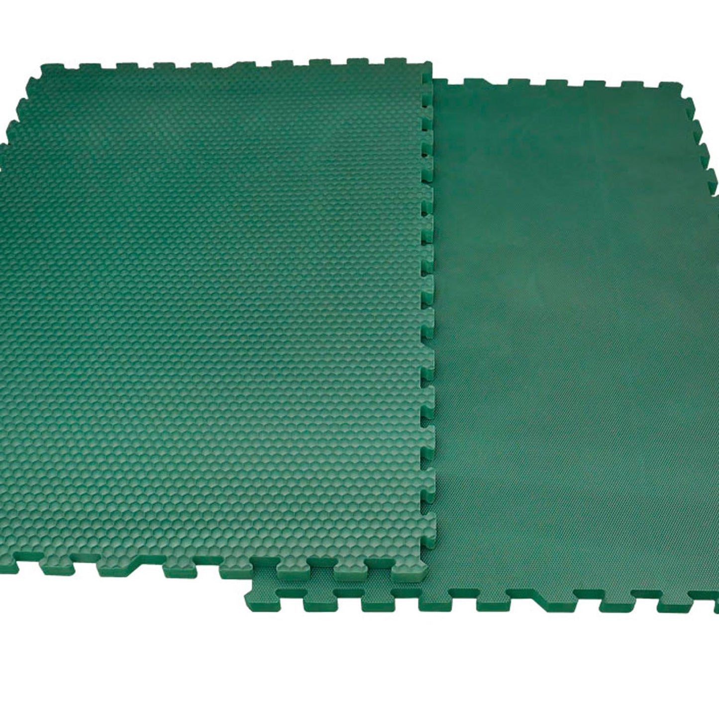 Ridcon EVA-Stallmatte grün, mit Rundumverzahnung - 120x80x2,5 cm