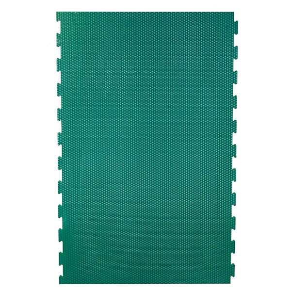 Ridcon EVA-Stallmatte grün, mit seitlicher Verzahnung - 185x120x2,5 cm