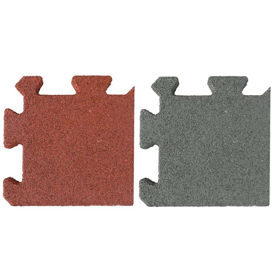 Ridcon Ecke für Quadrat Stallmatten in grau 2cm Höhe
