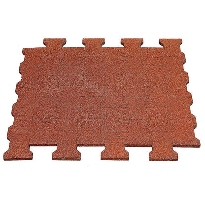 Ridcon Stallmatte in Pflastersteinoptik, rotbraun, 110x110x2,5 cm